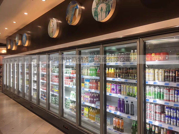 阳江超市冷冻玻璃展示立柜